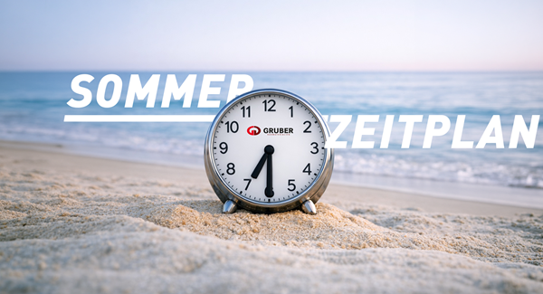 Sommeröffnungszeiten – 30. März
